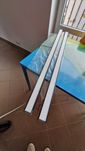 Lampy sufitowe czarne 8 szt
