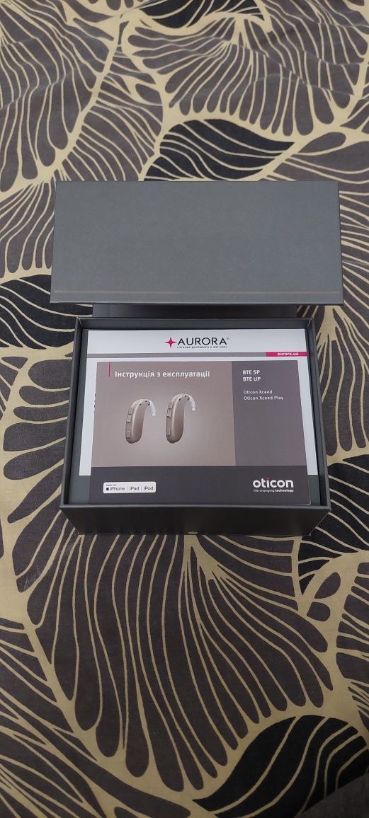 Дитячий слуховий апарат Oticon Xceed Play 2 UP BTE 120дБ.