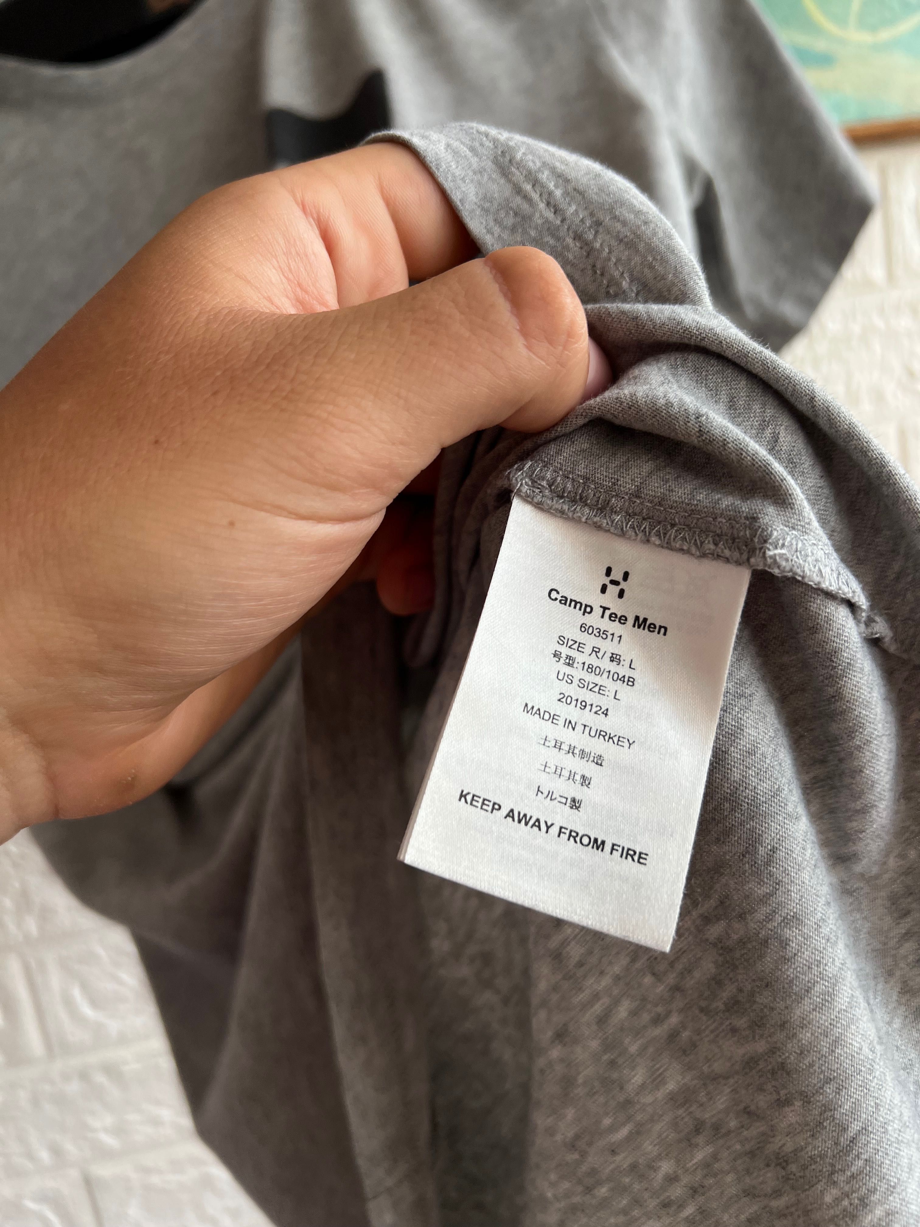Футболка Haglofs camp tee men з великим лого рЛ