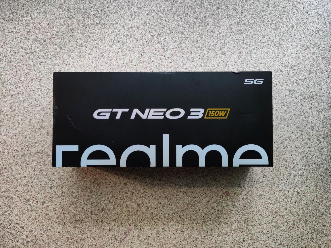 realme GT Neo 3 5G 12/256GB 150W OIS Asphalt Black EU. Гарантія