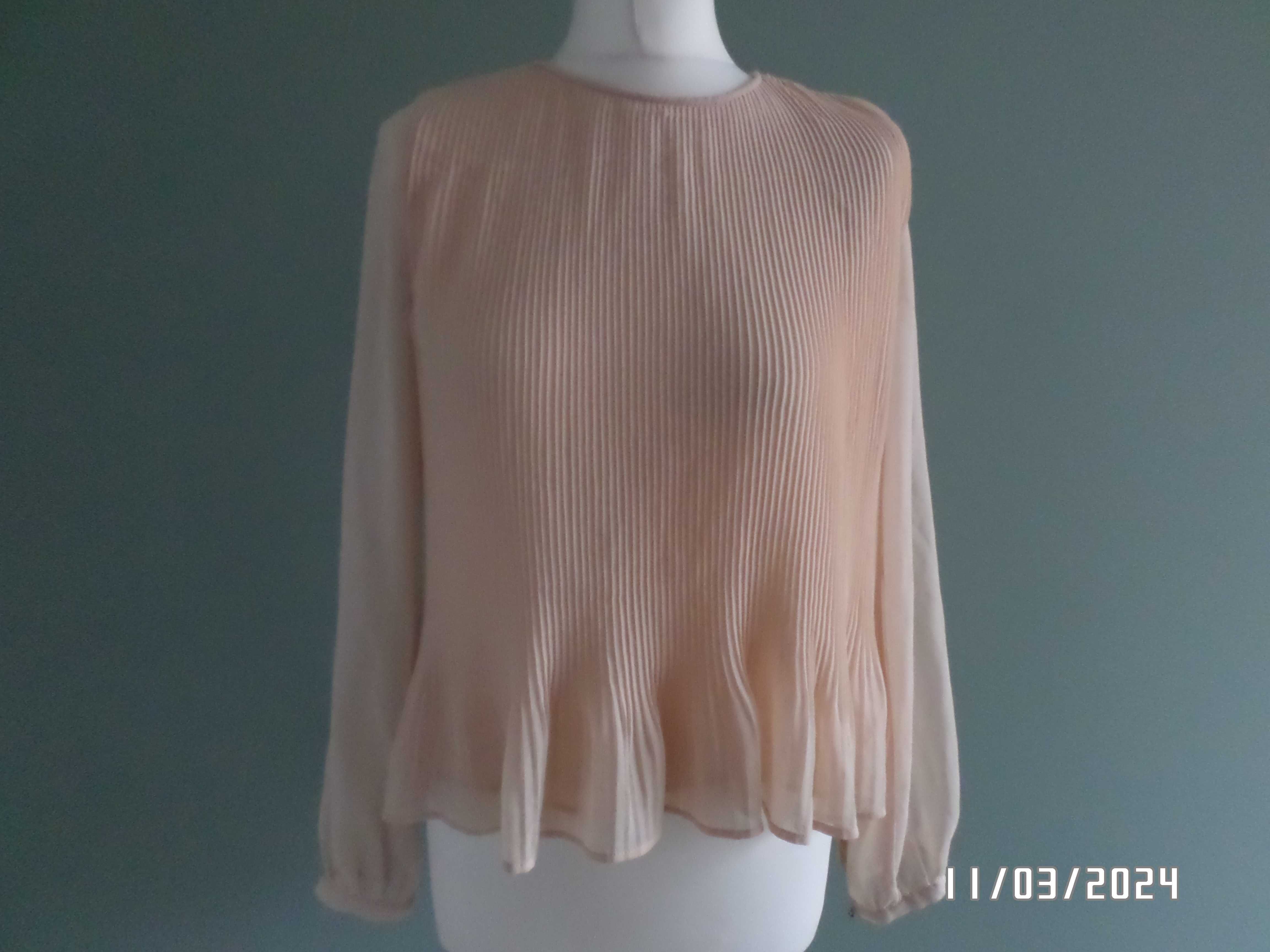 Firmowa bluzka damska ZARA-rozmiar-M-38