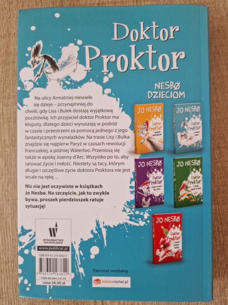 Jo Nesbo "Doktor Proktor i wanna czasu"