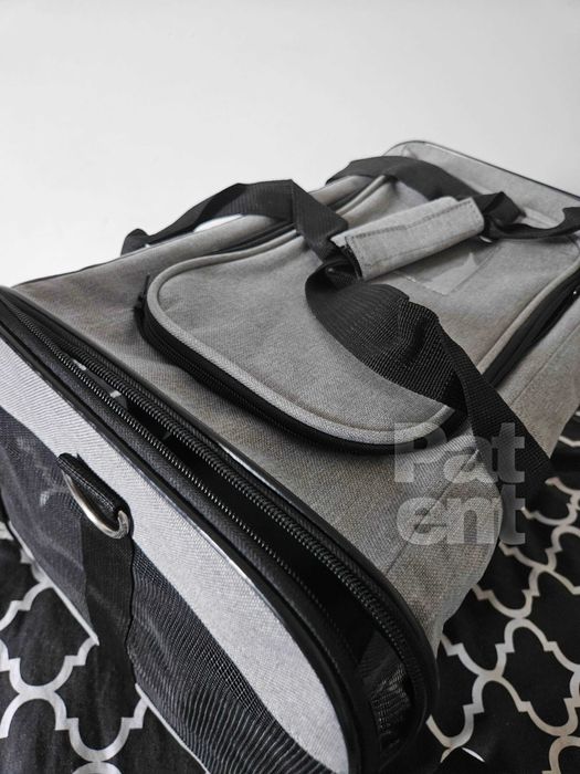 Transporter torba transportowa dla psa kota królika świnki szary