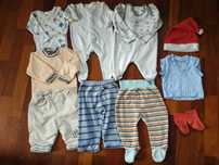 Paka Chłopiec 62-68 cm 3-6 m śpiochy body bluza spodnie polar