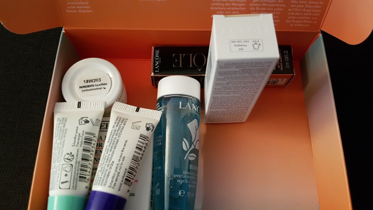 Подарочный набор из 7 мини версий Lancome,Biotherm,Kiehl's оригинал.