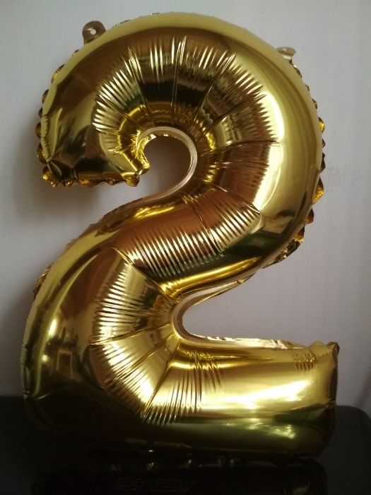 Zestaw - 2 balony "2" - urodziny