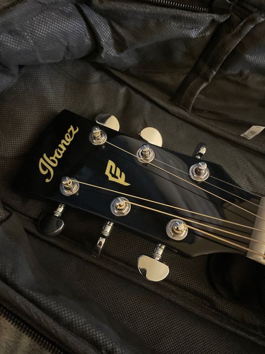 Guitarra Ibanez PF15ECE-TBS com Mala de transporte