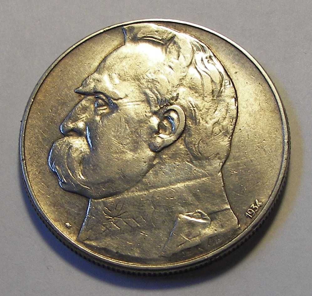 10 zł 1934 Józef Piłsudski - Orzeł Strzelecki