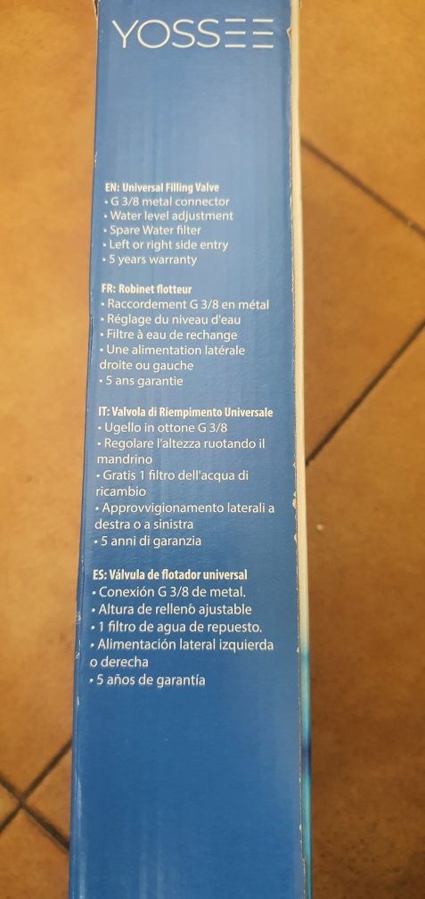 Boia válvula autoclismo novo