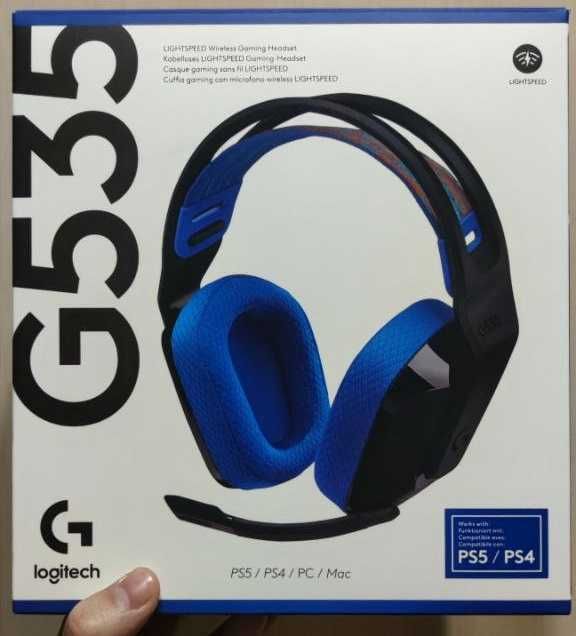Игровая Гарнитура Наушники Logitech G535 Lightspeed Console Black