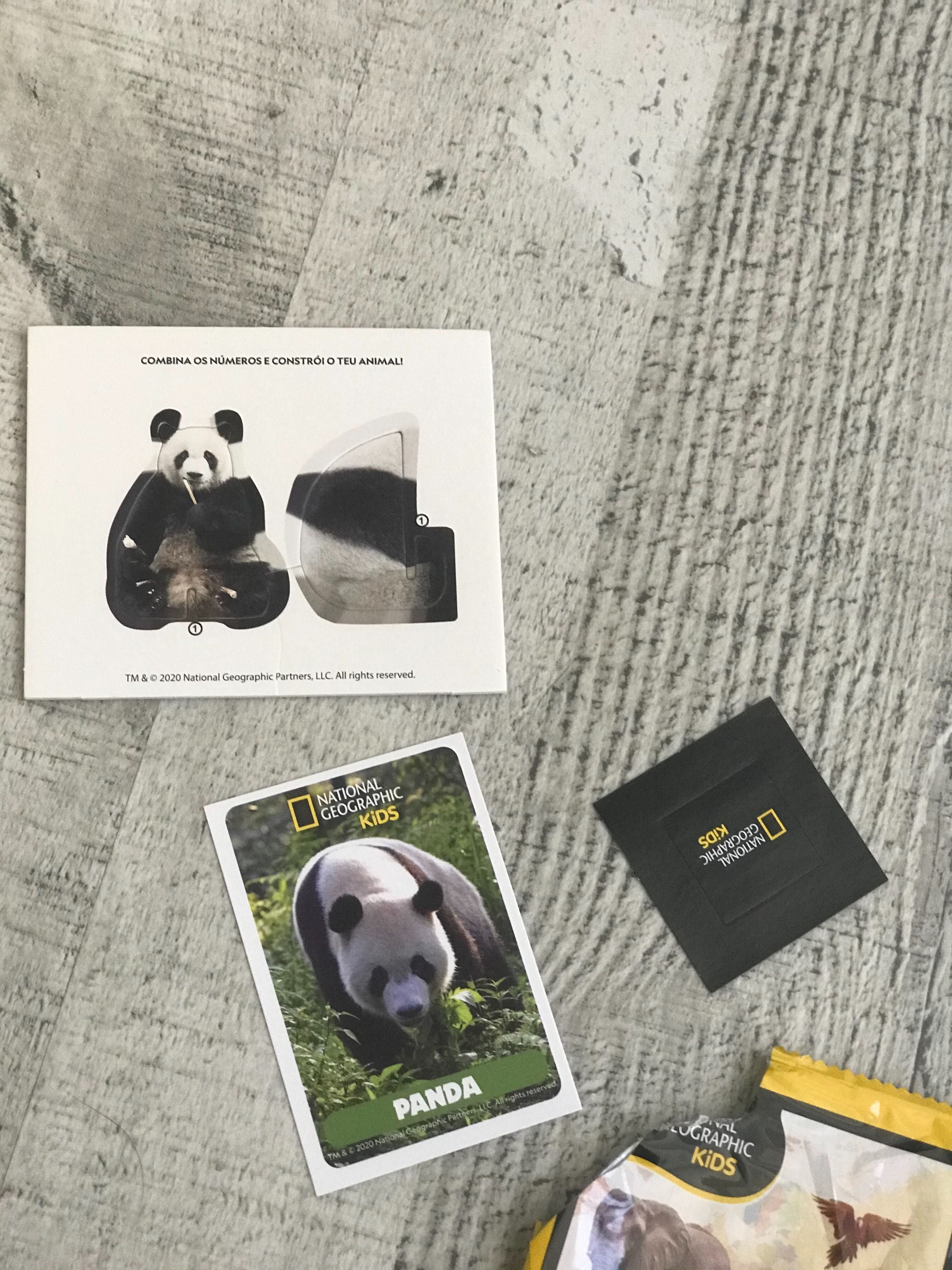 Cromos Auchan Wildlife Explorer Panda