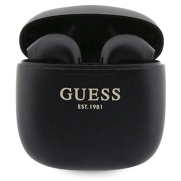 Słuchawki Bluetooth Guess Classic EST Logo TWS + stacja dokująca - cza