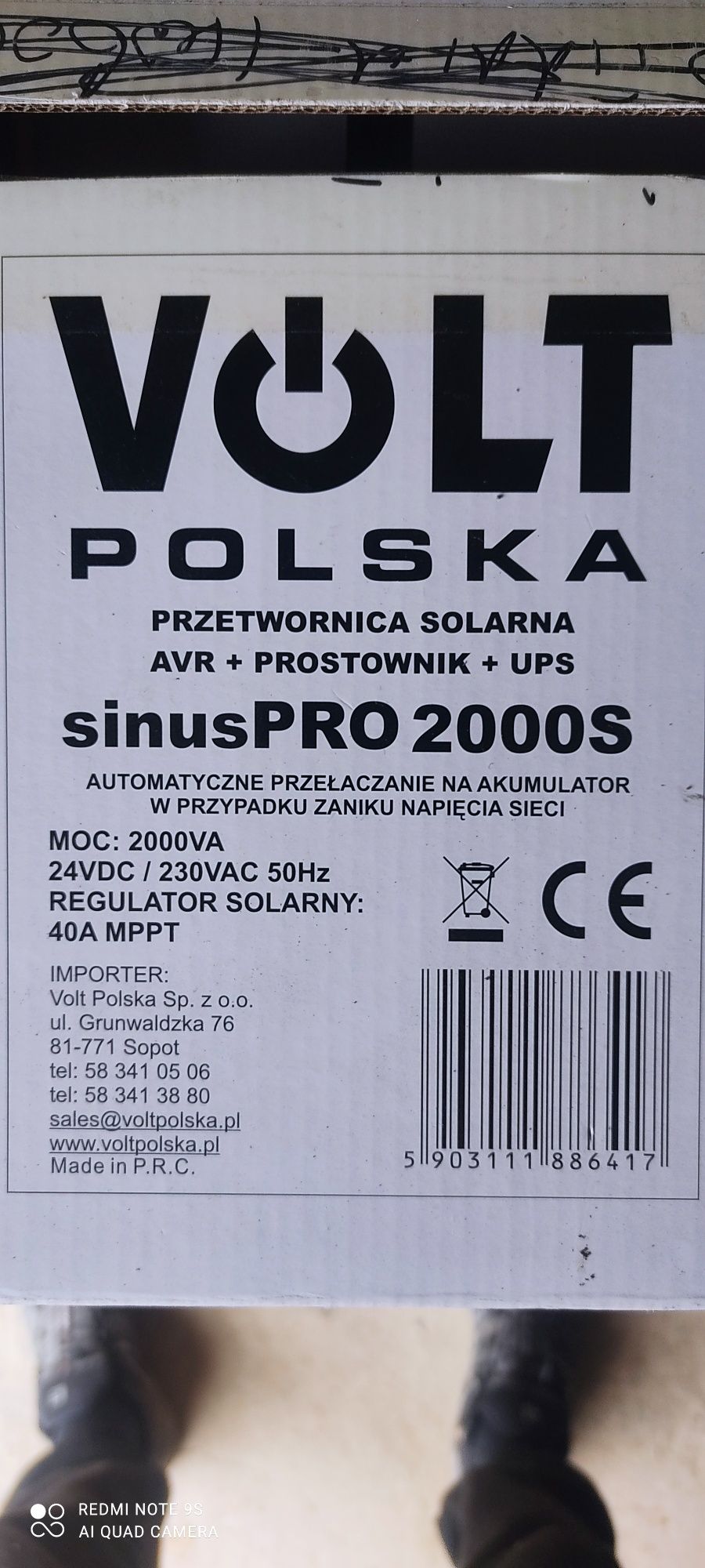 Інвертор. ДБЖ. Volt Polska Sinus PRO 2000 S..