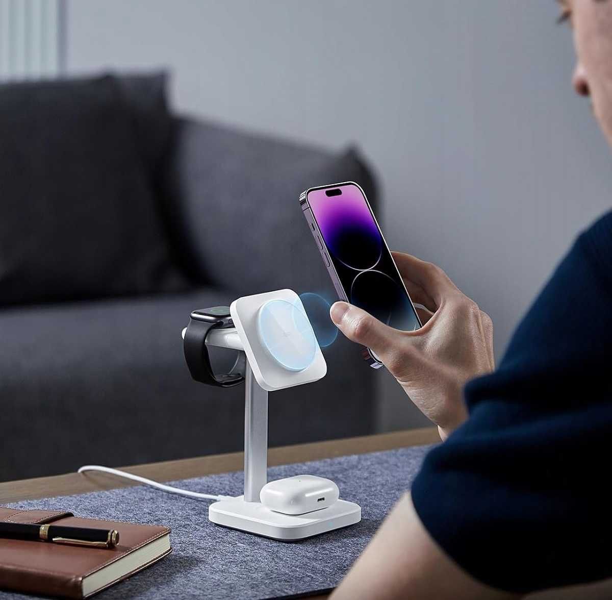 ESR Watch Wireless Charging ładowarka indukcyjna MagSafe iPhone Watch