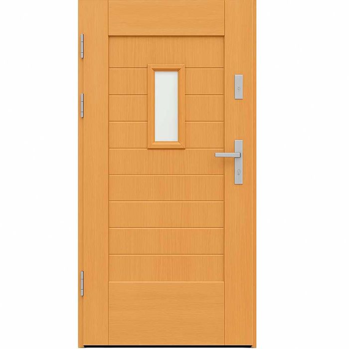 Drzwi zewnętrzne drewniane DERPAL HEKTOR prawe