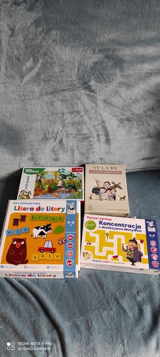 Sprzedam zestaw do nauki dla dzieci i puzzle.