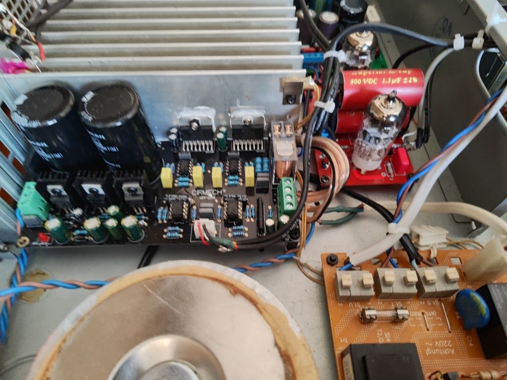 Przedwzmacniacz lampowy/Wzmacniacz 2x100Watt DIY