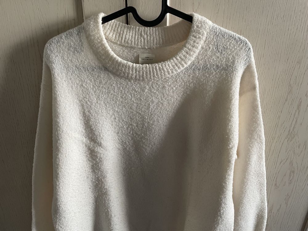 Zara Girls Sweter kremowy, rozmiar 164cm 13/14lat