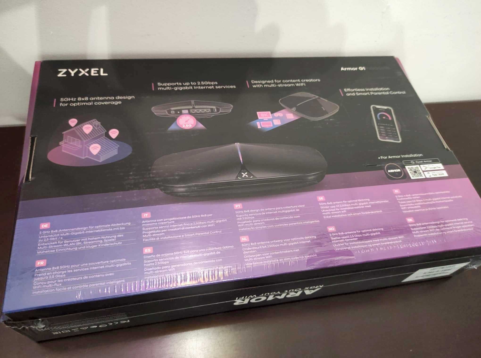 Ruter ZYXEL Armor G1, 5GHz, 2,5 Gbps, NOWY
