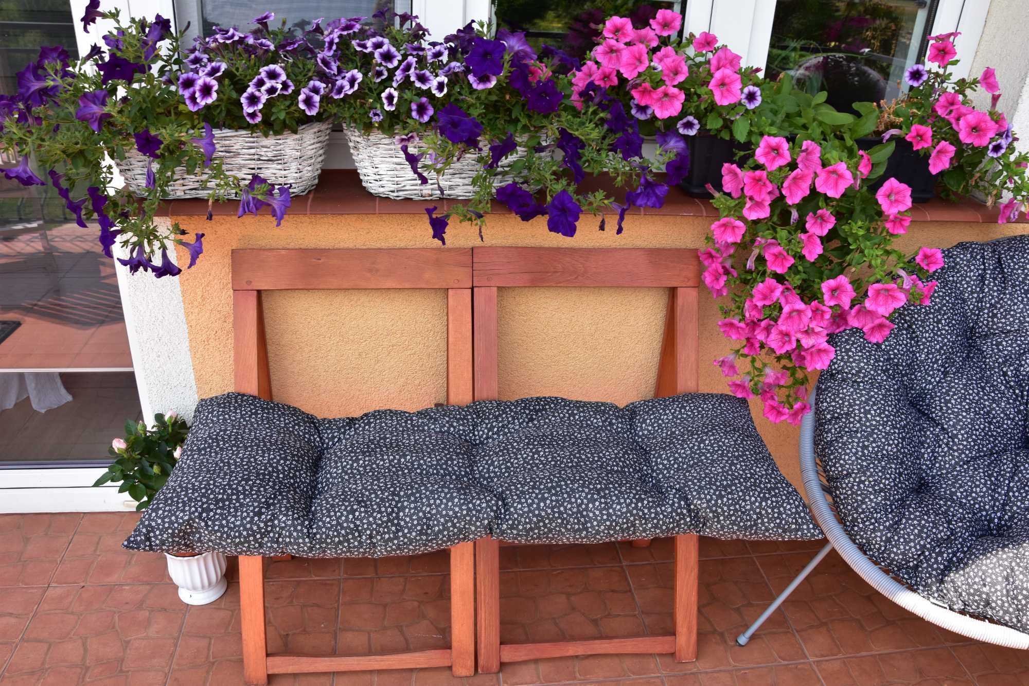 Poduszka na ławkę ogrodową 110x40cm