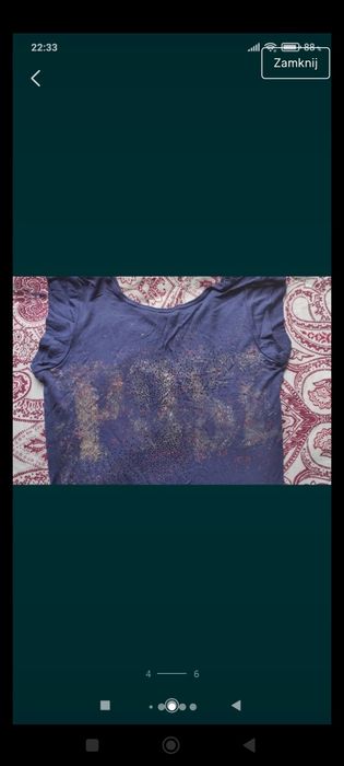 Bluzka fiolet cekiny Reserved