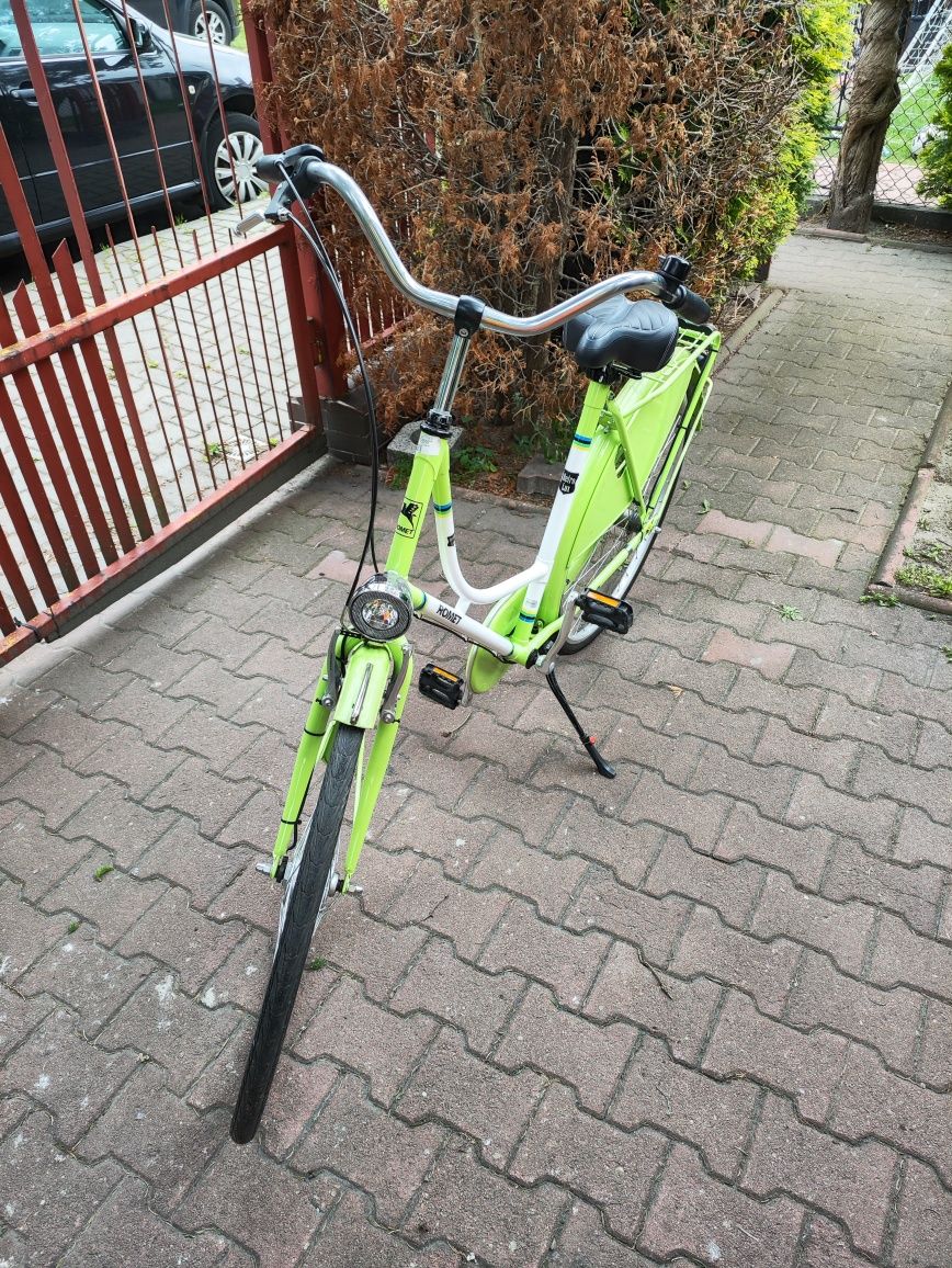 Rower miejski Romet Retro gratis kosz wiklinowy