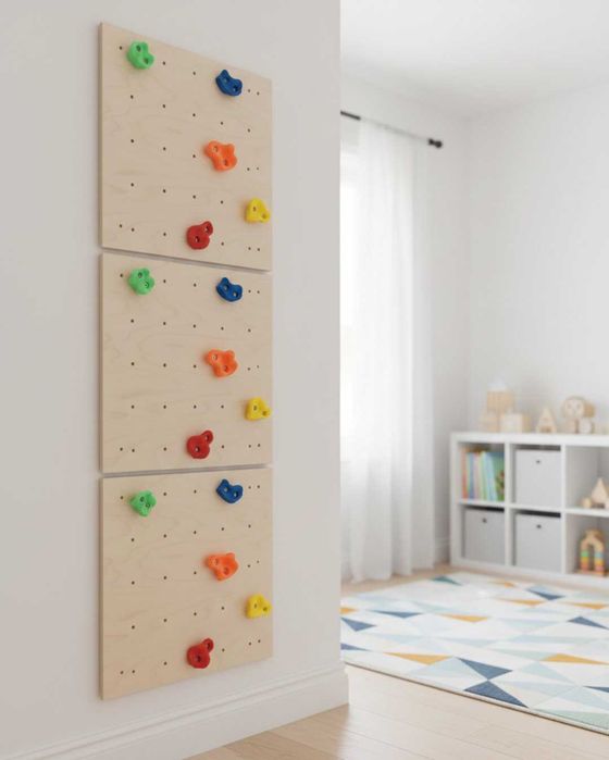 Ścianka wspinaczkowa dla dziecka domowa plac zabaw prezent do pokoju