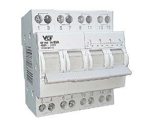 Переключатель ввода резерва VCX  SF463   1-0-2
Переключатель ввода рез