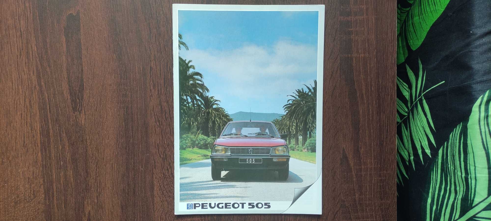 Prospekt Peugeot 505