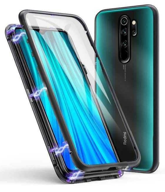 Etui 3w1 Magnetic GLASS 360° - Aluminium do Xiaomi Redmi Note 8 Pro