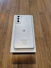 Samsung Galaxy S21 FE 5G biały w stanie perfekcyjnym.