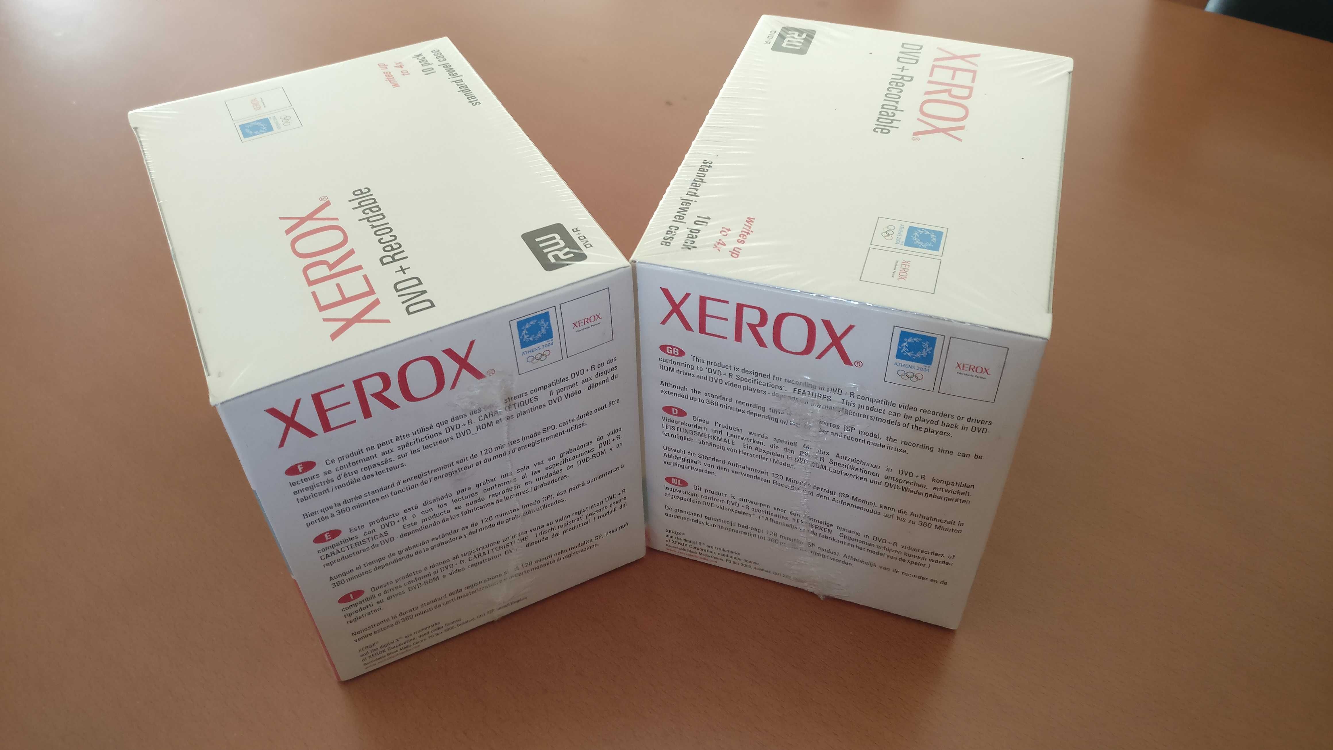 2x packs de 10x DVD+RW Xerox