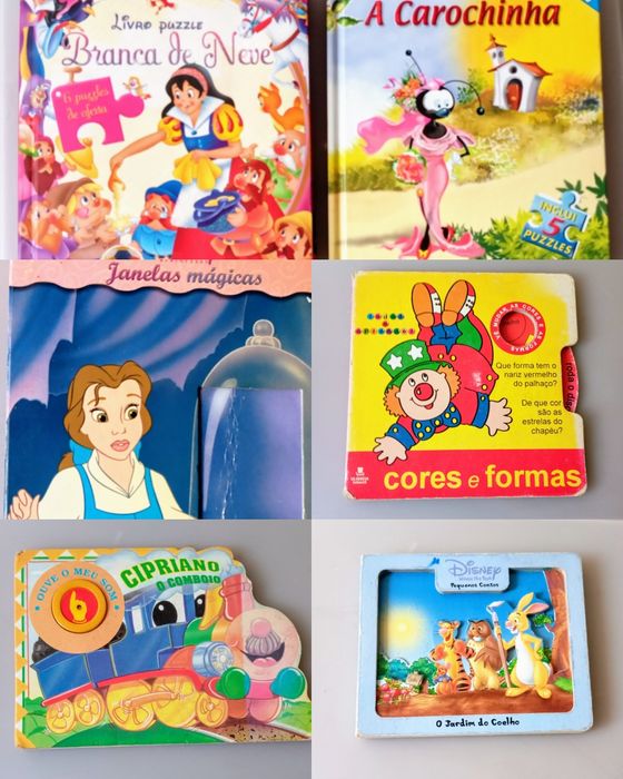 Livros infantis Tudo 10€.