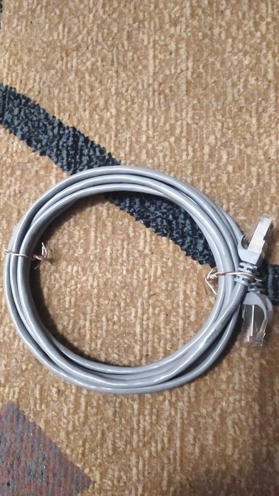 65 грн , Витая пара 3 метра с защитой , Кабель для интернета 1 Гбит/с