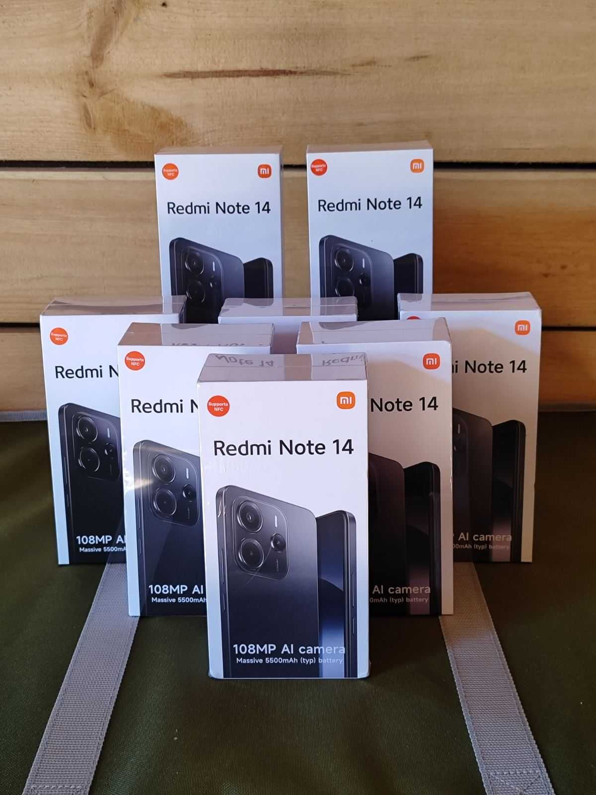 Нові  Xiaomi Redmi Note 14 NFC+адаптер 6/128-8/256GB Global Version