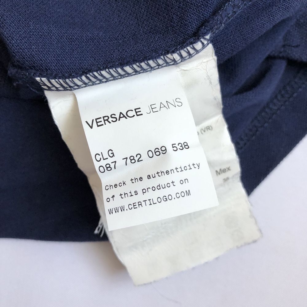 Поло Versace Jeans With Metal Logo Polo Shirt