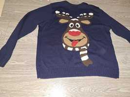 Новогодний свитер олень размер L