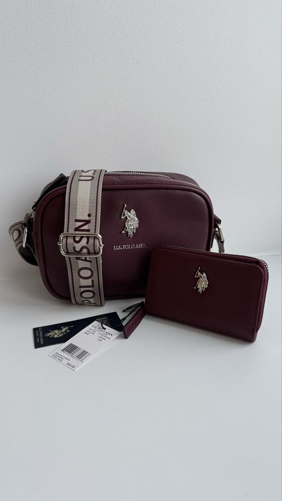 US Polo Assn сумка+гаманець. Оригінал
