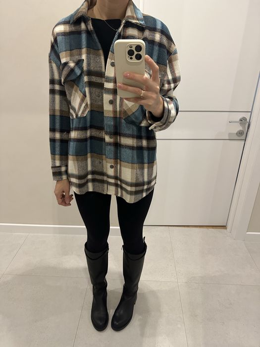 Тепла сорочка (куртка) в клітинку Zara