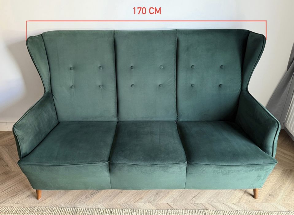 Sofa | Kanapa zielona NOWA