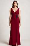 Elegancka bordowa suknia Roz.38