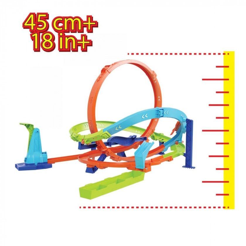Трек Hot Wheels гіперпетлі Loop Cyclone гиперпетли петля набір пуск 4+