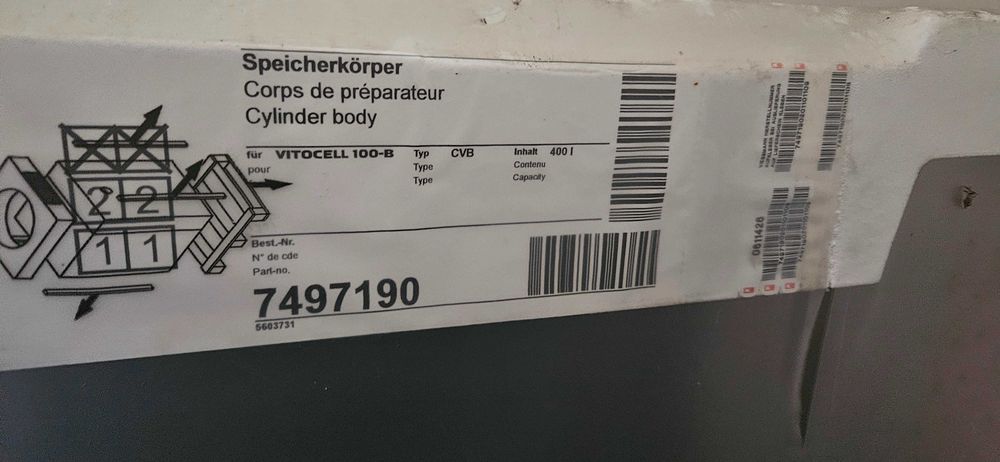Biwalentny podgrzewacz Viessmann Vitocell 100-B CVB 400l Wysyłka
