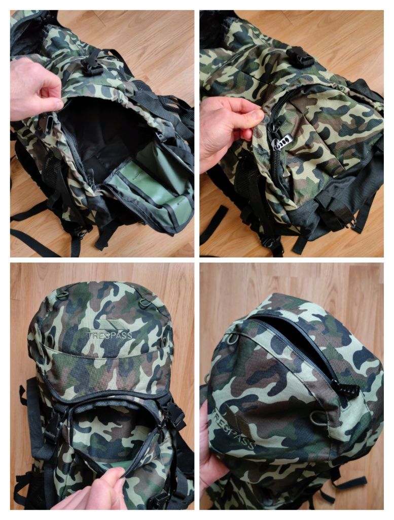 Туристичний рюкзак Trespass military backpack 60L