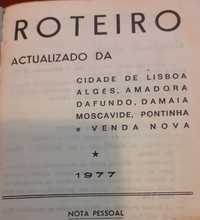 Antigo Roteiro de Lisboa- 1977