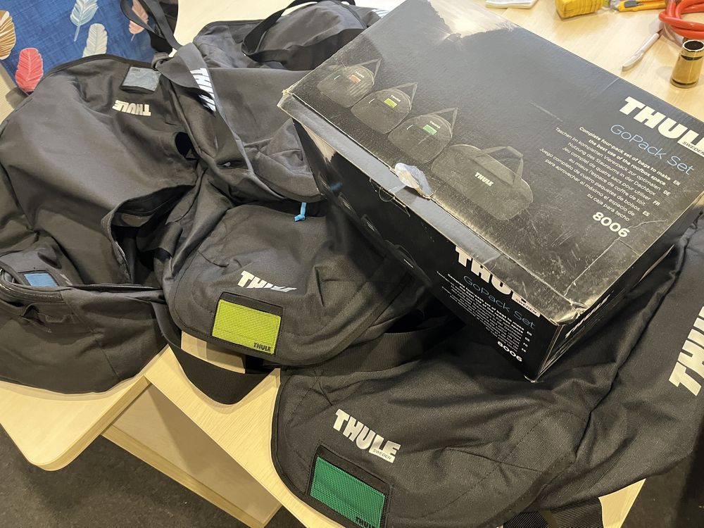 Наявність! Сумки Thule GoPack 8006 Set из комплекта 8002 набор в бокс