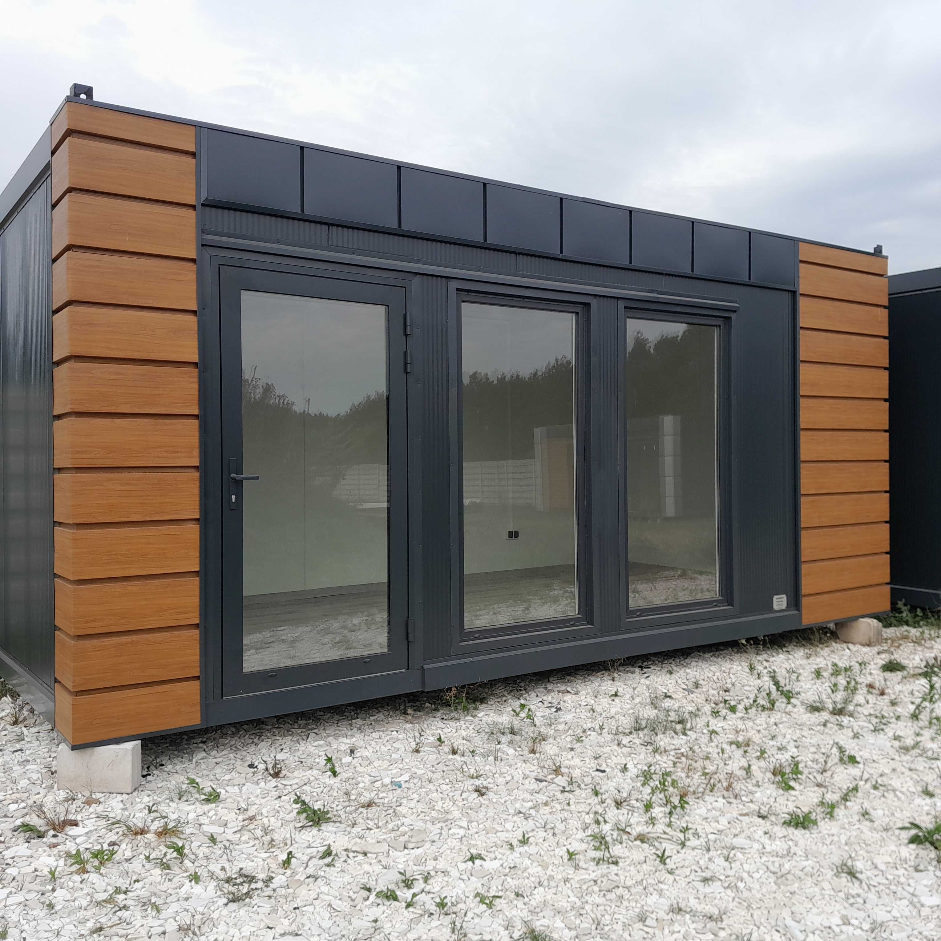 Kontener na ramie 4x3m pawilon usługowy handlowy biuro