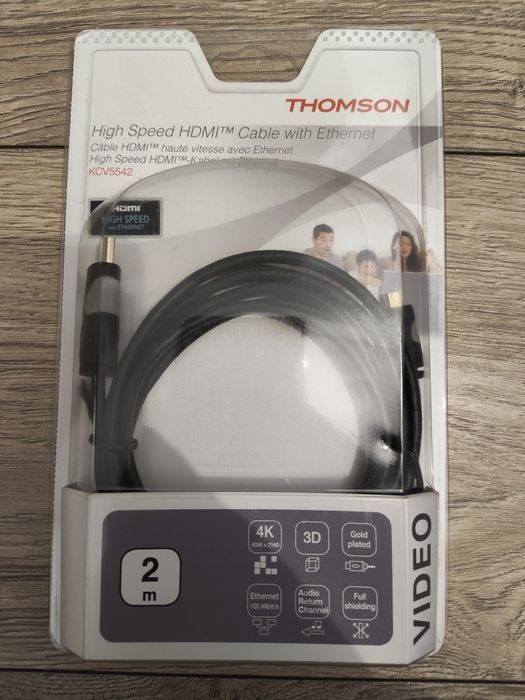 Przewód HDMI o dużej szybkości transmisji z Ethernetem