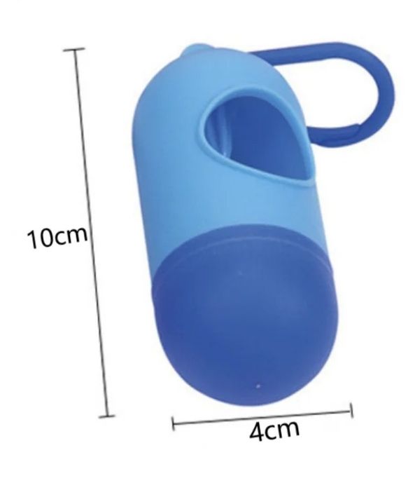 Pojemnik do woreczków na psie odchody czarny