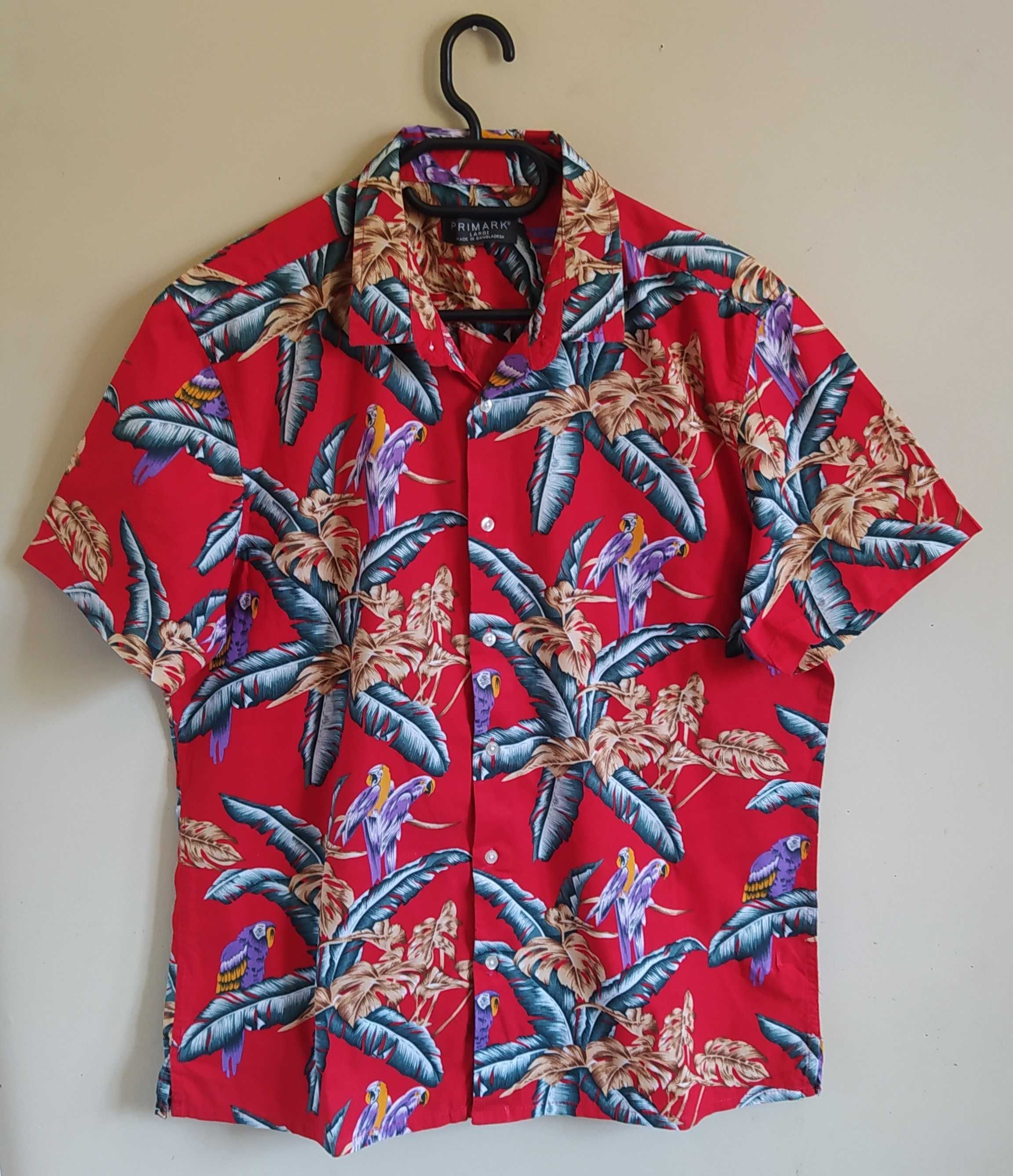 Koszula Bawełna Primark & Paradise Found Hawaii Print